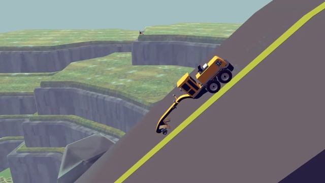 BESIEGE CRASH TEST MEGA RAMP VS YELLOW TRUCK | XVOCODING смотреть онлайн