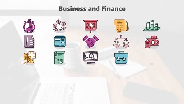 Business And Finance - Flat Animation Icons MOGRT Premiere Pro Templates смотреть онлайн