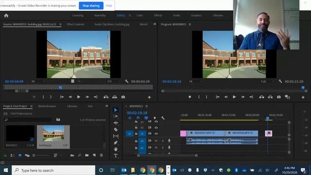 Adobe Premiere Tutorial 7 Changing the Size and Position of a Photo to Fit Your Video Project смотреть онлайн