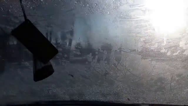 Минус 19, поездка без печки..... смотреть онлайн