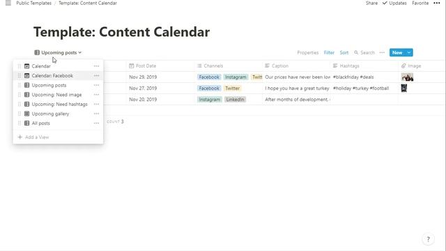 Using Notion as a content calendar смотреть онлайн