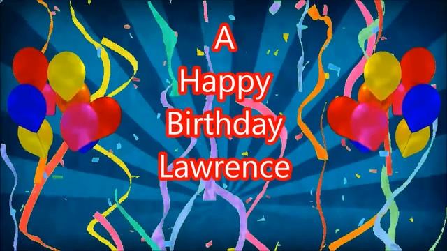 Lawrence Happy Birthday blue sunbeam смотреть онлайн