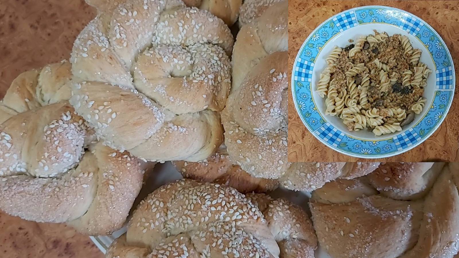 Мой пост, день 35~й. Постные булочки в сахарной посыпке. Доедалки, фрукты. смотреть онлайн