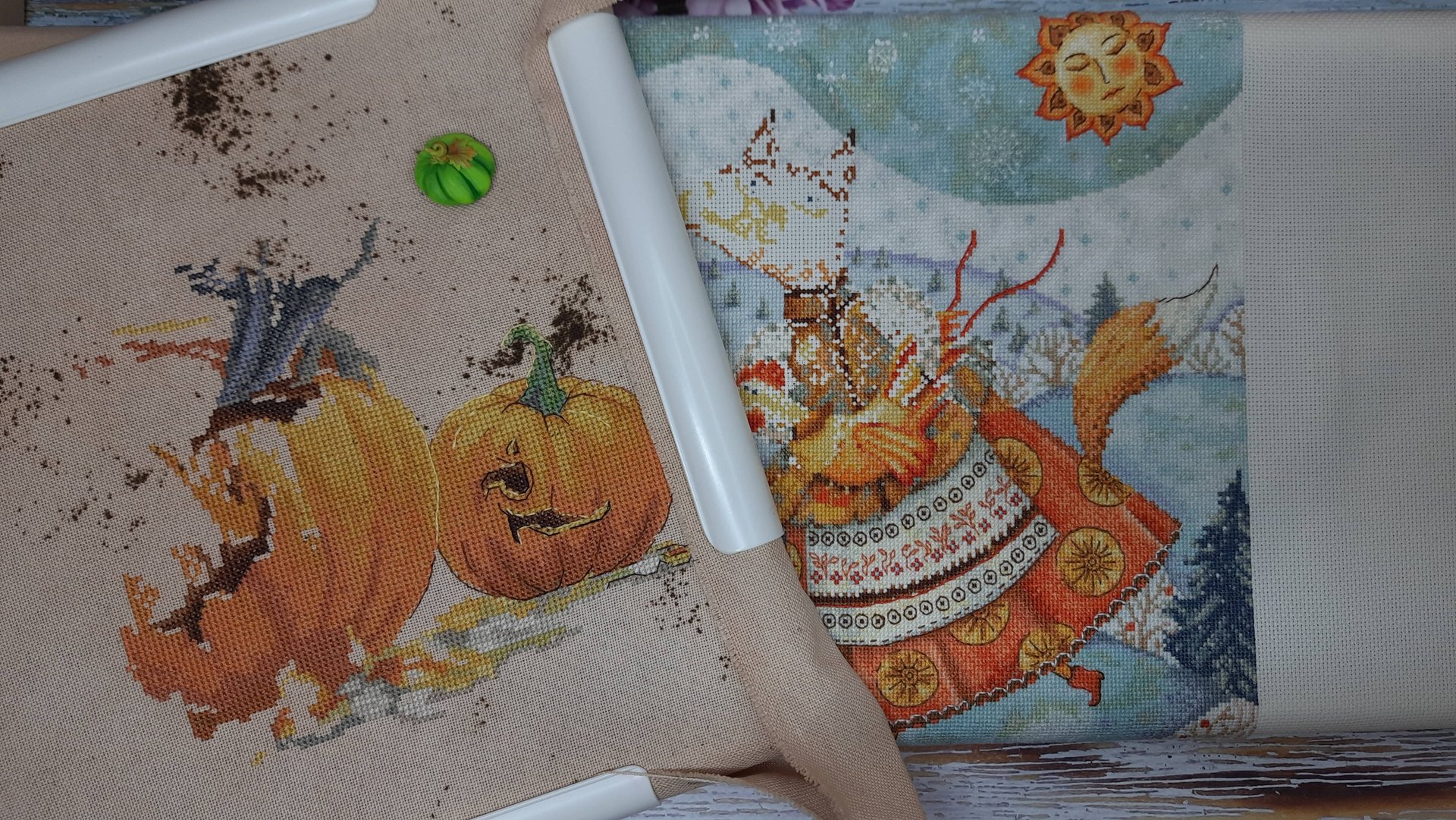 ВЫШИВАЛЬНЫЕ ЗАРИСОВКИ 8-2025 /Продвигаю процессы по игре 