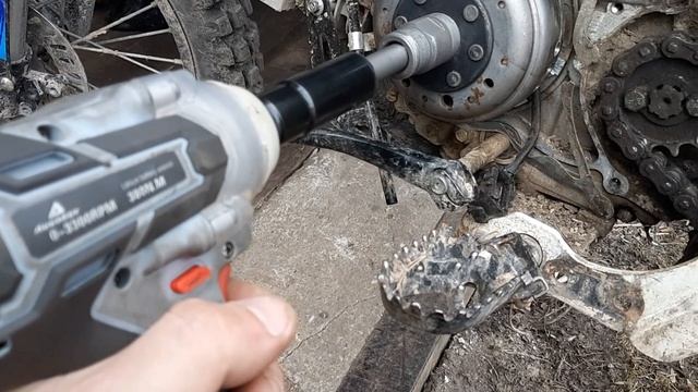 Питбайк слетела цепь последствия и решение проблемы смотреть онлайн