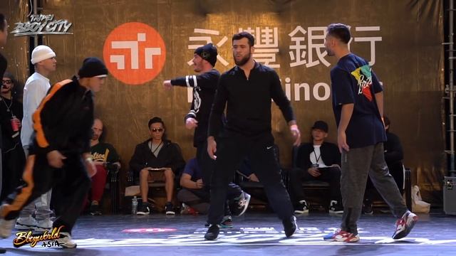 Hood G Squad Vs Predatorz | 16-8 | 4on4 | Taipei Bboy City X RF Jam