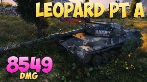 Leopard PT A - 5 Фрагов 8.5K Урона - Обнадеживающий! - Мир Танков