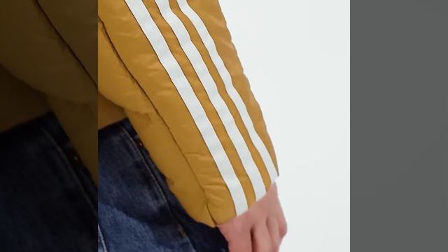 ADIDAS Essentials Midweight Padded Down Hooded Jacket Brown Men | IK3215 смотреть онлайн