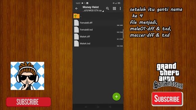 Money Heist • MOD Skin Pack GTA San Andreas Android смотреть онлайн
