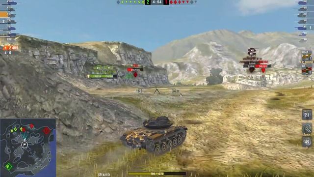 T49: 5200 Damage , 3 Frags - WOT BLITZ - смотреть онлайн