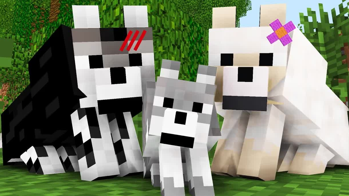 ПРО СОБАК. Собаки против волков. МАЙНКРАФТ МУЛЬТФИЛЬМ смотреть онлайн