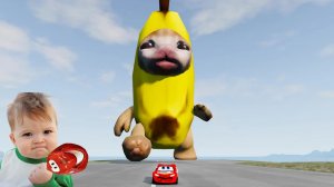 КРУТЫЕ ГОНКИ. Я узнал, что скрывает БАНАНОВЫЙ КОТ игра Beamng