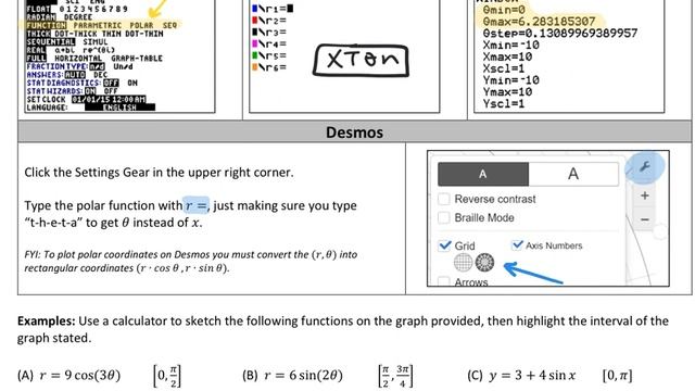 Polar Function Graphs PART 2 (3.14) смотреть онлайн
