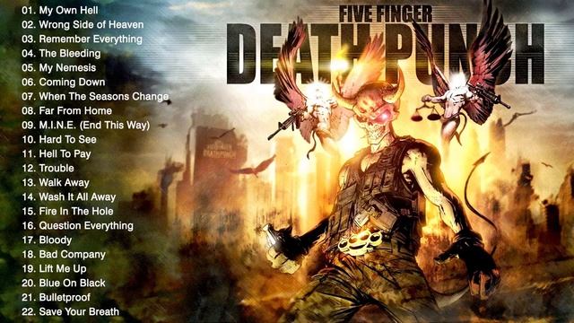 Five Finger Death Punch Greatest Hits - Five Finger Death Punch Full Album 2022 смотреть онлайн