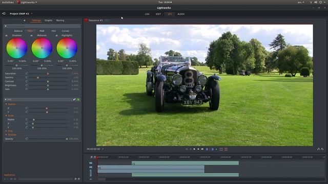 Lightworks: How To Crop Resize And Scale Video Clips  Change Video Dimensions.