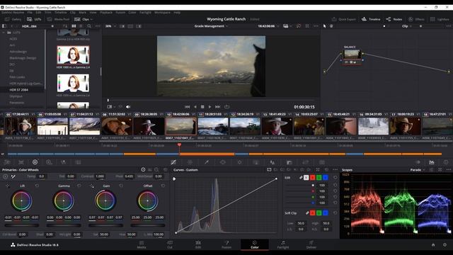 DaVinci Resolve 18 //// Урок 5 /// COLOR // Часть 5 / Работа с LUT смотреть онлайн