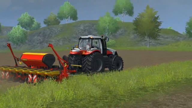 Мод трактора Case IH Magnum 370 CVX White v 1.0 Farming Simulator 2013 смотреть онлайн