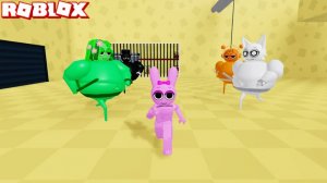 Спрунки(Sprunki) Pinki Играет в Sprunki Barrunki's Prison Run Obby в РОБЛОКС | Incredibox Sprunki