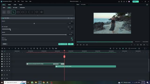 How To Create Effect Mask | Filmora 12.5 Mask & Blend Mode