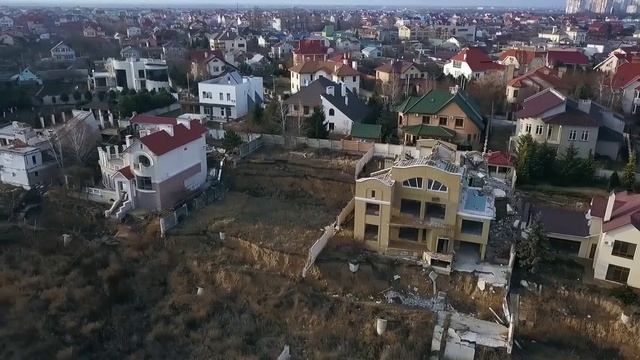Снос куреней на причале 114 Черноморск, состояние оползня на январь 2019 смотреть онлайн