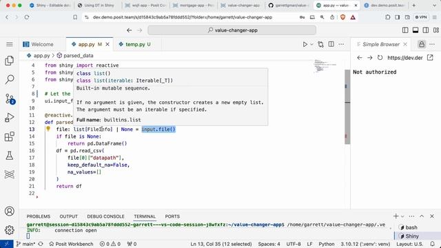 How to create editable data tables in Shiny for Python смотреть онлайн