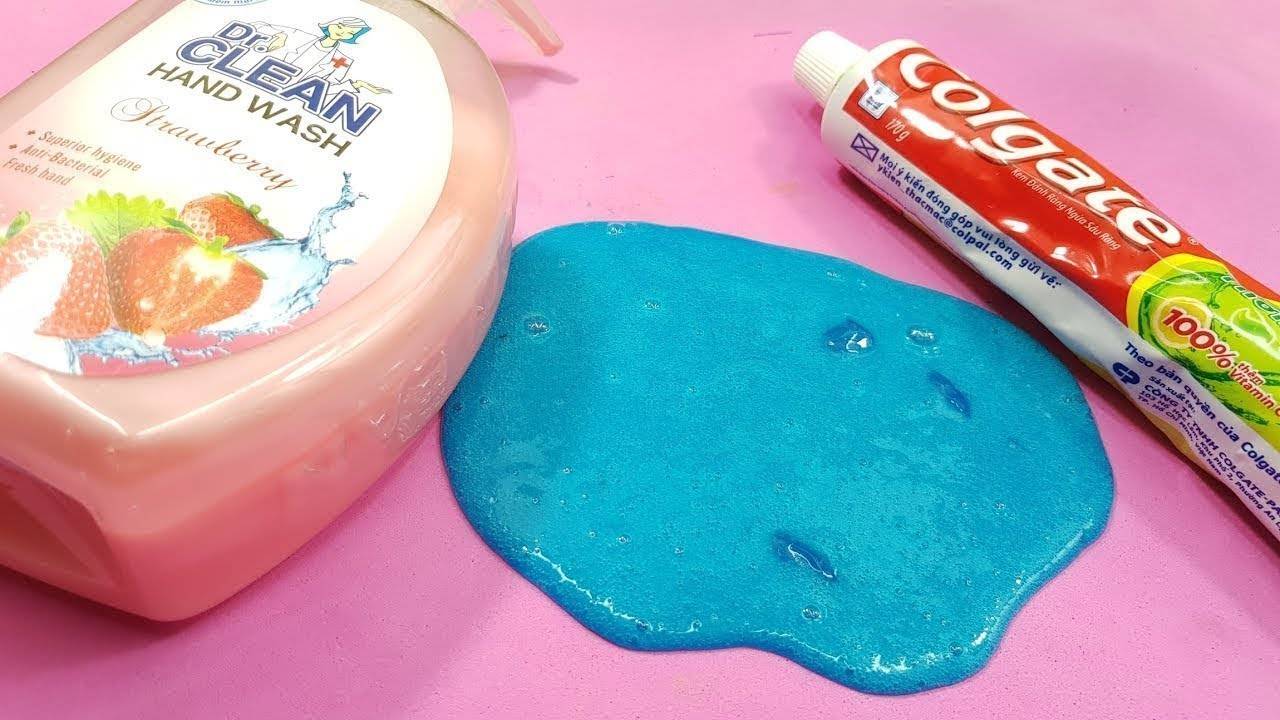 4 лизуна БЕЗ КЛЕЯ и БЕЗ ТЕТРАБОРАТА натрия Слайм из шампуня и соли смотреть онлайн