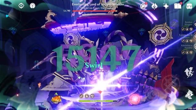 Raiden Shogun 1.51m vs Scara (lvl90) смотреть онлайн