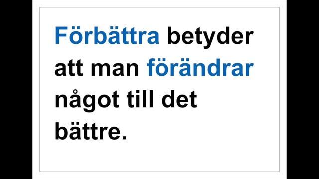 Lär dig svenska - Dag 81 - Fem ord per dag - A2-nivån CEFR - Learn Swedish смотреть онлайн