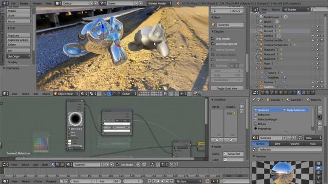 Blender 2.78 PBR Viewport Reflections/Shadows (Tutorial3) смотреть онлайн
