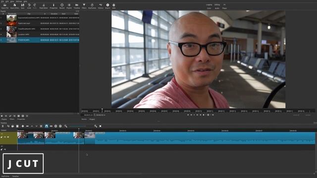 Shotcut Jump Cuts, J-Cuts and L-Cuts | Shotcut Tutorial смотреть онлайн