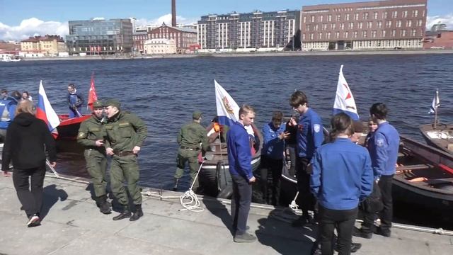 Шлюпочный парад в День Победы 2021 смотреть онлайн