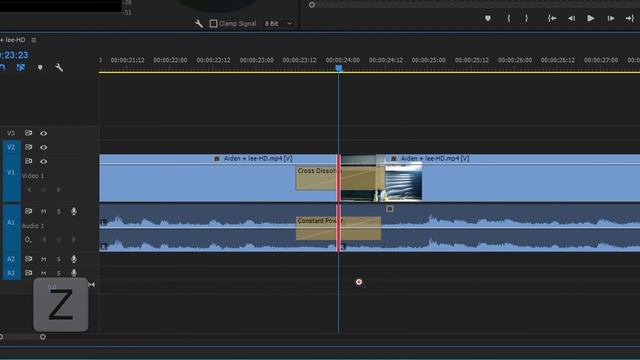 Premiere Pro Keyboard Shortcuts - Default Transitions смотреть онлайн