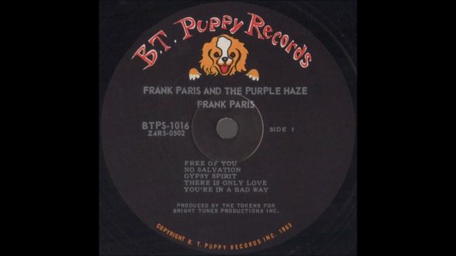 Frank Paris "P.H.B. Purple Haze Band" 1970 *Gypsy Spirit* смотреть онлайн