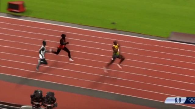100 meter race between Owens, Lewis and Bolt (If they had raced each other) смотреть онлайн