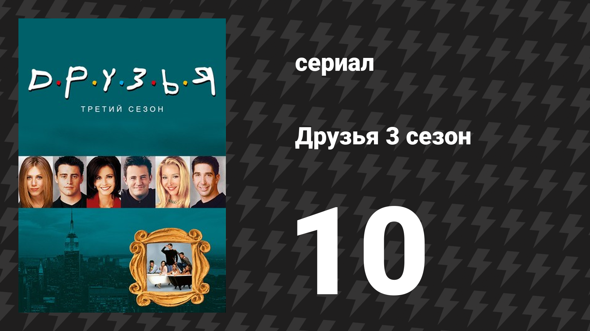 Друзья 3 сезон 10 серия «Эпизод, где Рэйчел увольняется» (сериал, 1996)