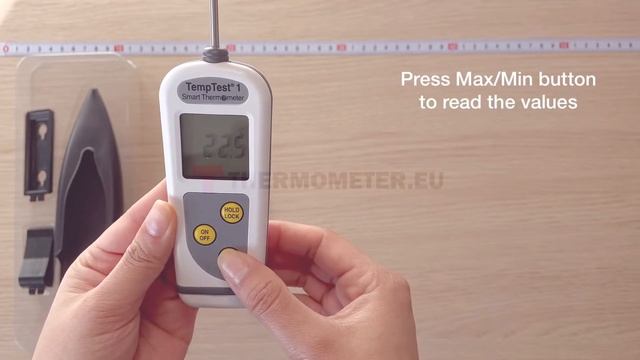 TempTest 1 smart thermometer with 360 degree rotating display смотреть онлайн