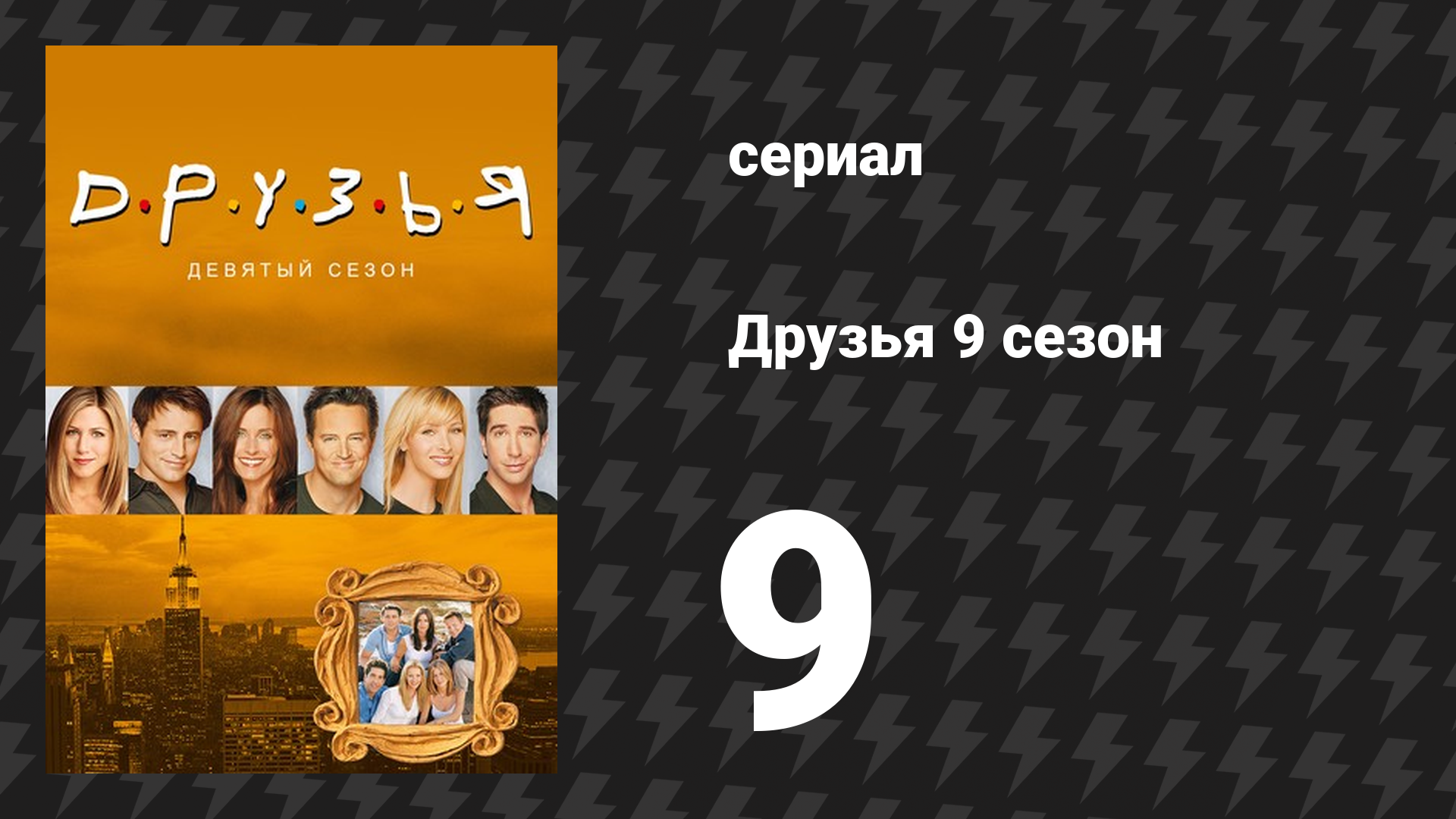 Друзья 9 сезон 9 серия «Эпизод с телефонным номером Рэйчел» (сериал, 2002) смотреть онлайн