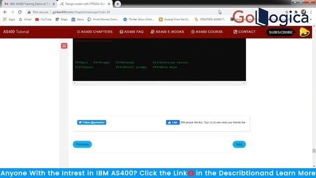 IBM (AS/400): Designing Screens with Screen Design Aid (STRSDA) | GoLogica смотреть онлайн
