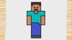 Как нарисовать СТИВА MINECRAFT I Шаг за шагом