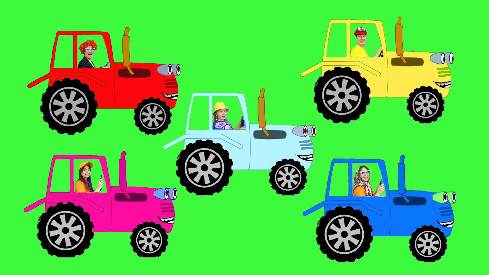 Синий трактор - песенка про тракторёнок и другие песенки