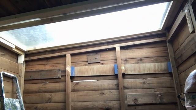 Self build garden bar project Part 3 Fitting roof and cladding walls смотреть онлайн