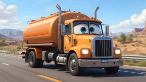 Песенка про БЕНЗОВОЗ | Песенка про машинки | Мультики про машинки