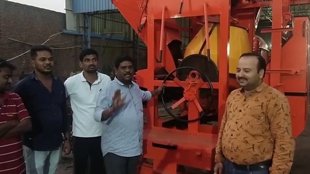 Concrete hopper Lift Machine | लिफ्ट मिक्सर मशीन | Mixer Machine | Cement mixer machine смотреть онлайн