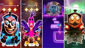 🔵THOMAS THE TRAIN exe🆚OPILA🆚SUNNY BUNNIES🆚CHOO CHOO CHARLE🔵COFFIN DANCE BATTLE | Tiles Hop EDM