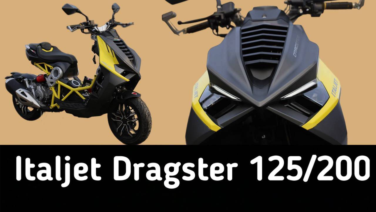 Italjet Dragster 125/200! краткий обзор.