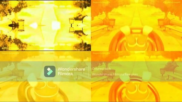 Gummy Bear Song HD (Four Yellow & Neon Version At Once)