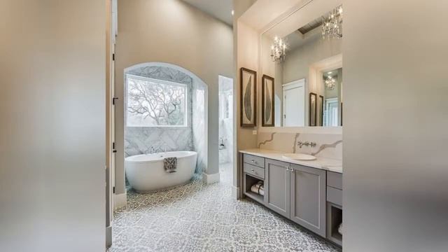 75 Farmhouse Cement Tile Floor Bathroom Design Ideas You'll Love 🌈 смотреть онлайн