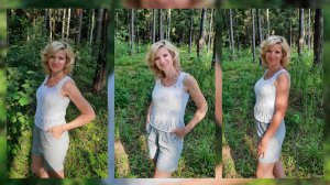 Ажурная майка спицами._ МК описание + МК узора.