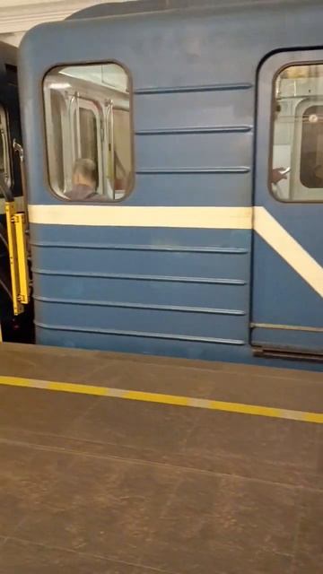 поезд ема 502 отправляется от станции Владимирская #2023 #метро #спб смотреть онлайн