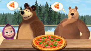 Маша и медведь Пиццерия игра мультфильм
